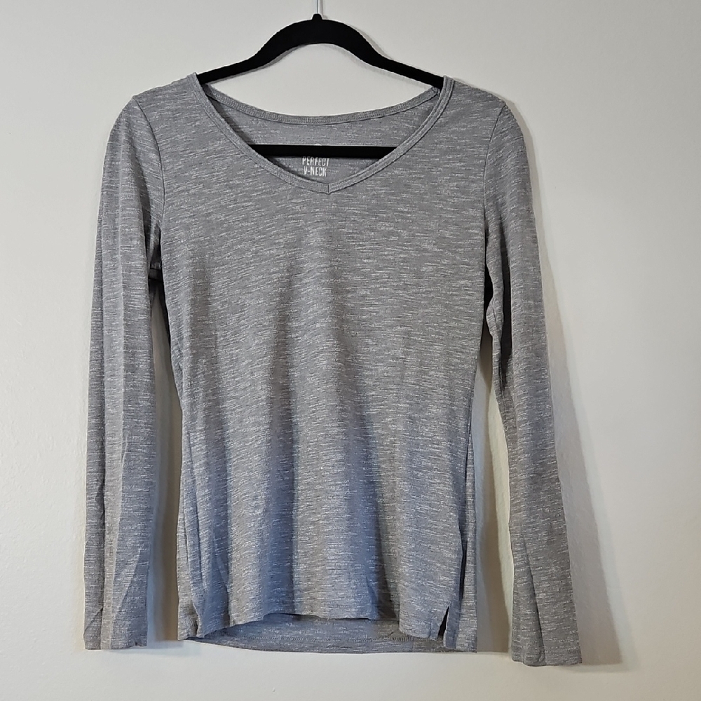 SO Heather Gray Long Sleeve Women's Tee